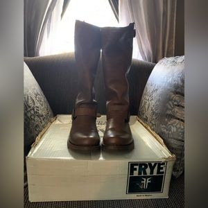 Frye Veronica Slouch Boots (Size 7, Brown)